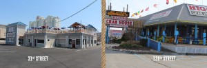 31st street and 128th street for higgins crab house ocean city md