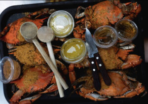 Higgins Crab House Steamed Crabs